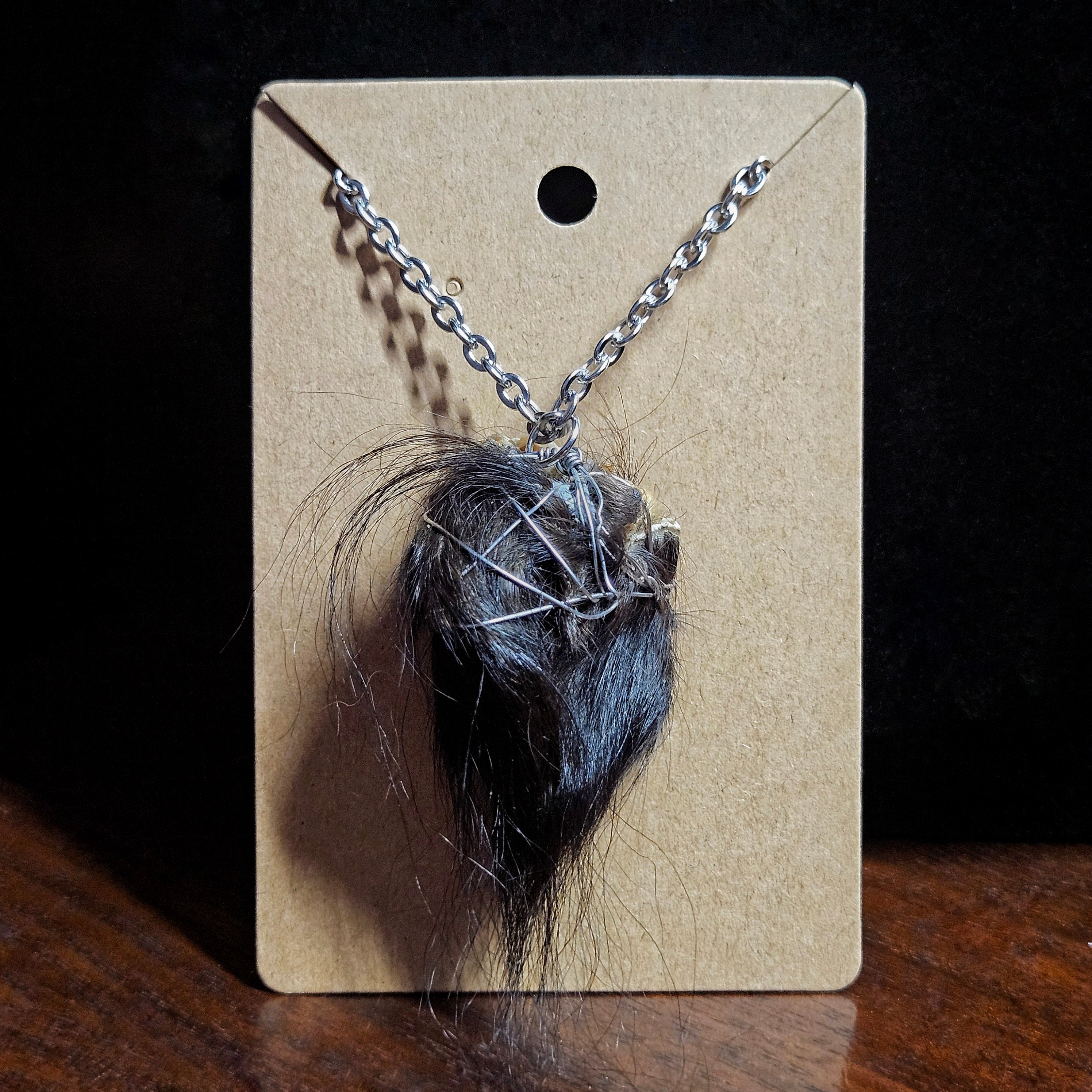 Goat Scrotum necklace – one-of-a-kind