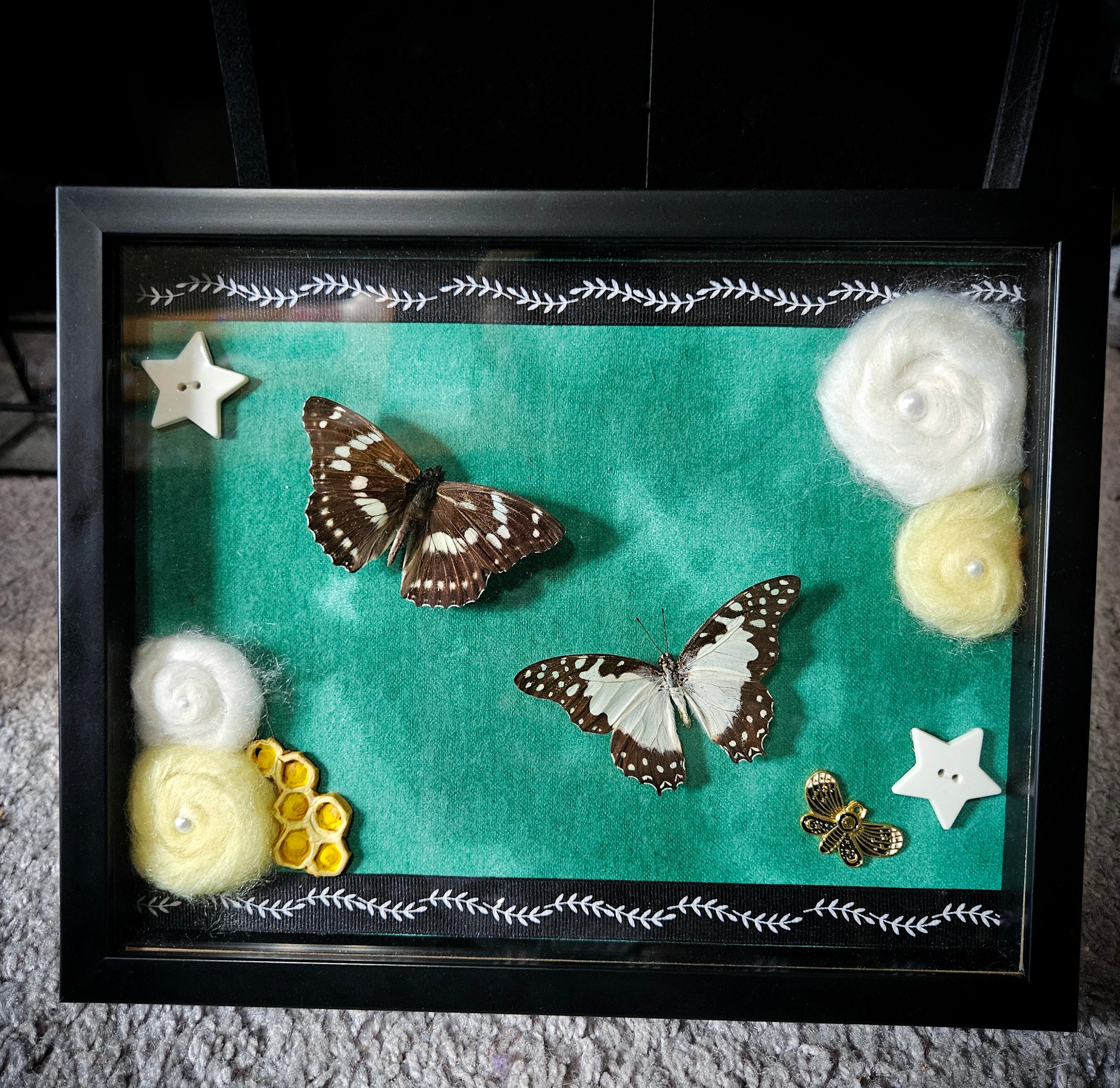 Spring Garden Wings Butterfly Frame