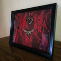 Crimson Lace Sphinx Moth Frame