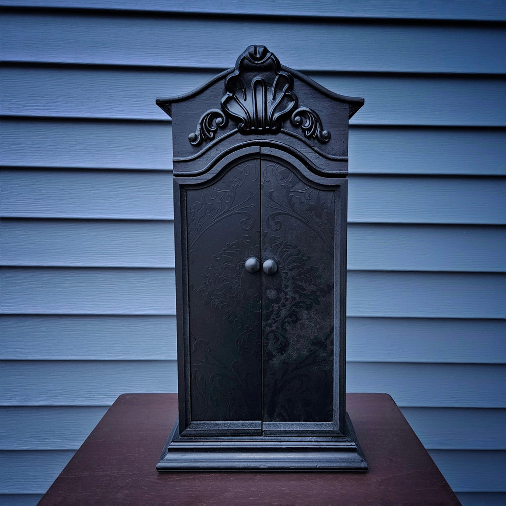 Moonlit Moth Reliquary Cabinet