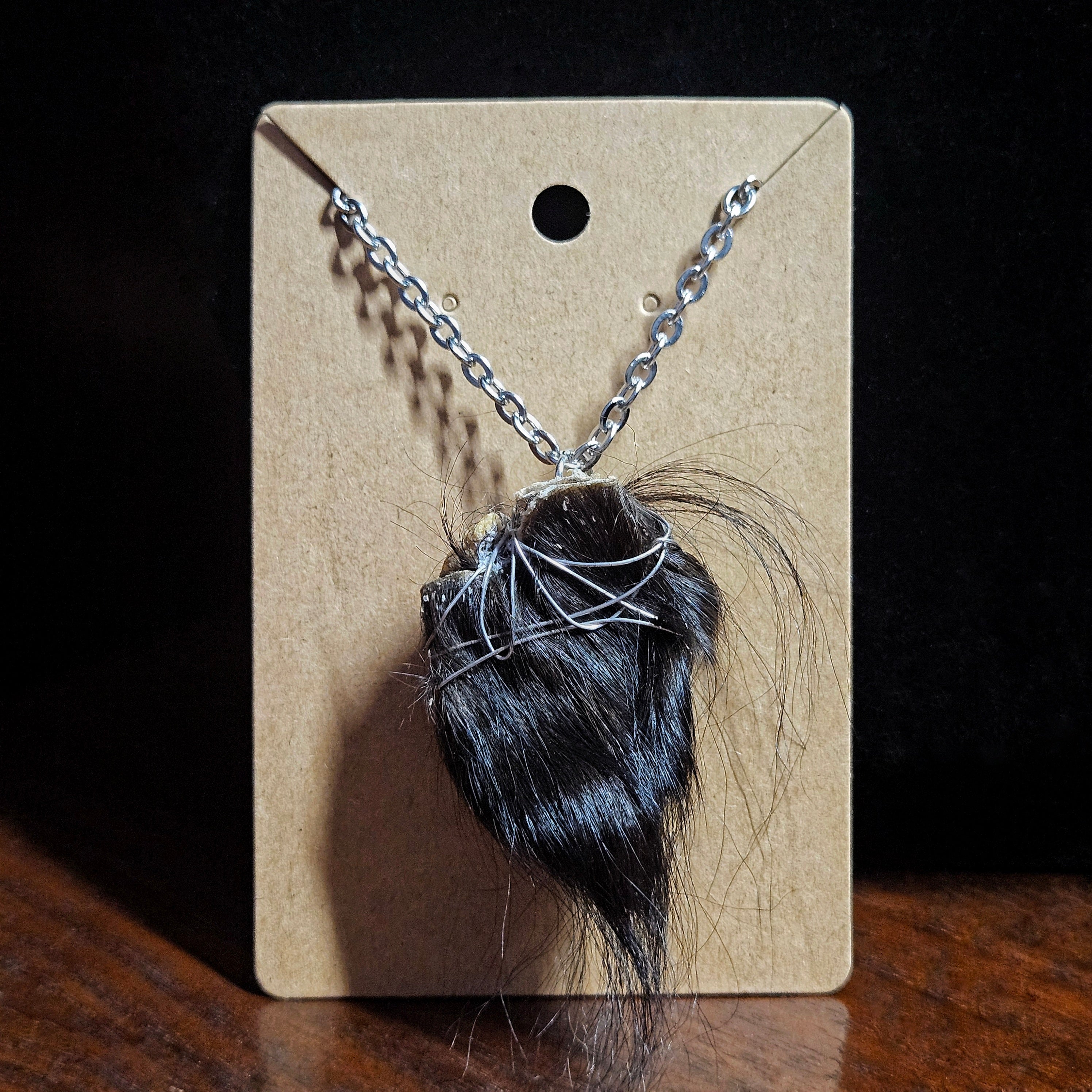 Goat Scrotum necklace – one-of-a-kind