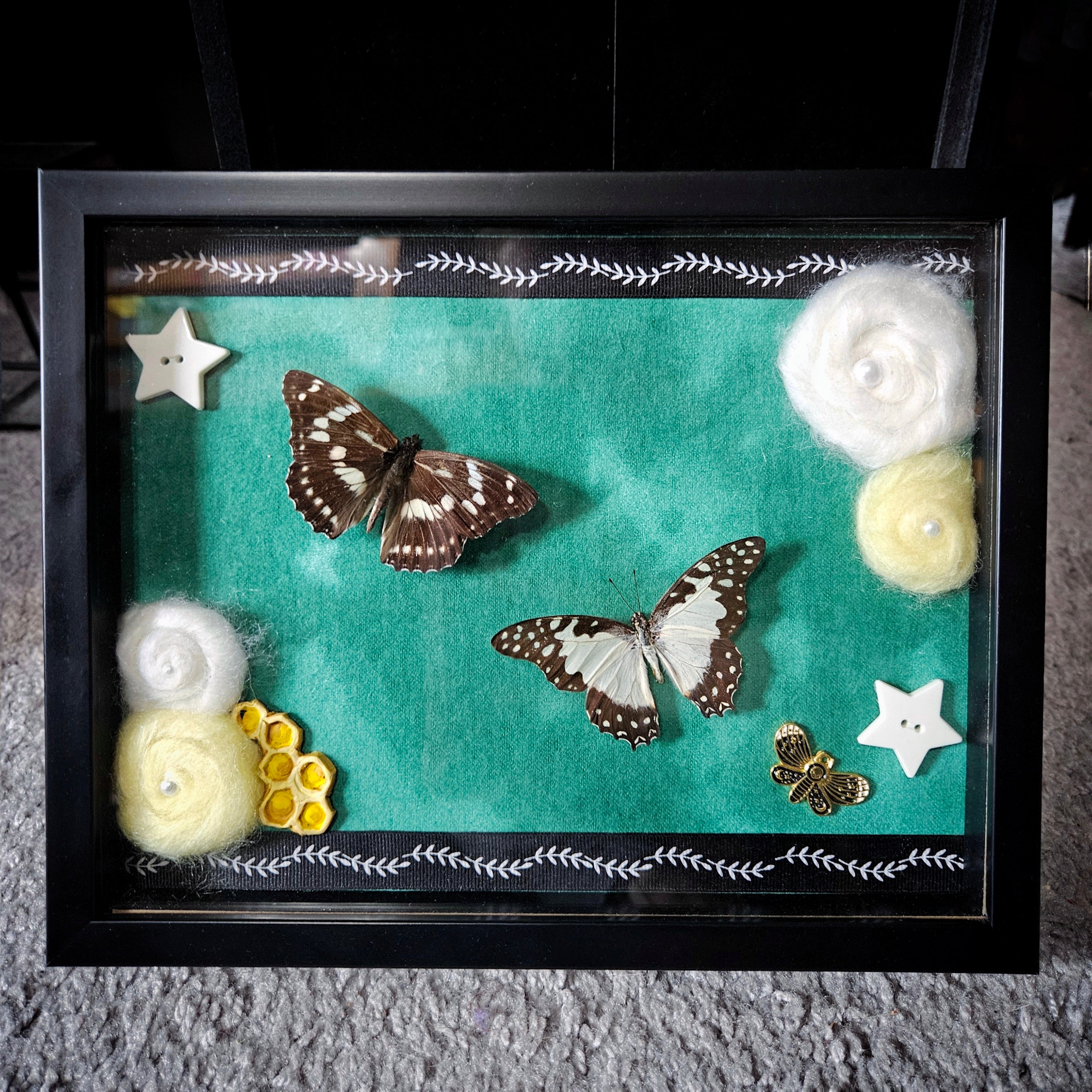 Spring Garden Wings Butterfly Frame
